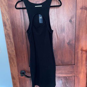 NWT Abercrombie and Fitch Black Cut Out Knit Dress - Medium
